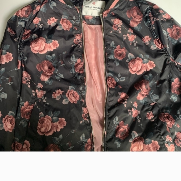 Urban Republic Floral Bomber Jacket - Picture 2 of 5